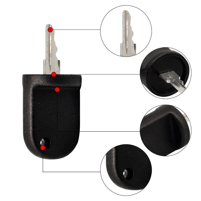 Drive-up Ignition Keys (10 PCS) Fits CLUBCAR EZGO Yamaha Golf carts (EZGO RXV (10PCS)) - Image 3